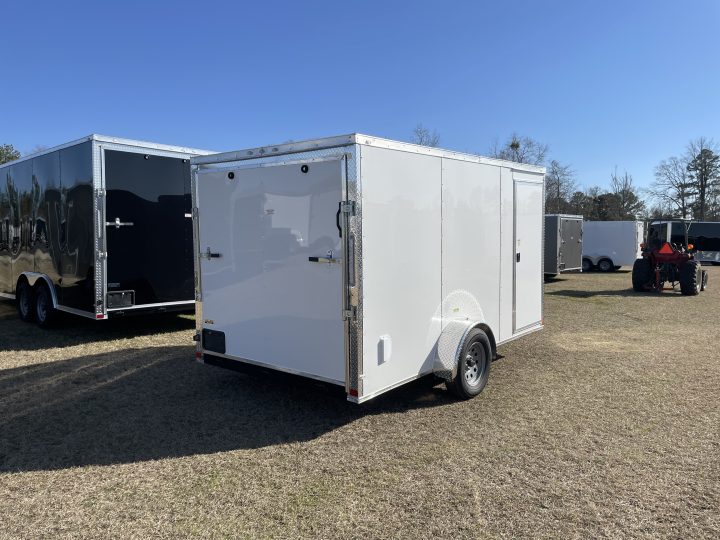 7x12 Single Axle - White - Image 5