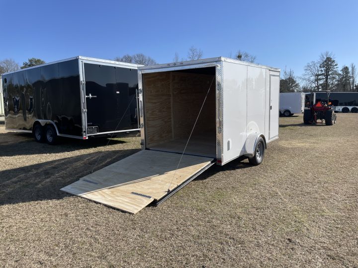 7x12 Single Axle - White - Image 3